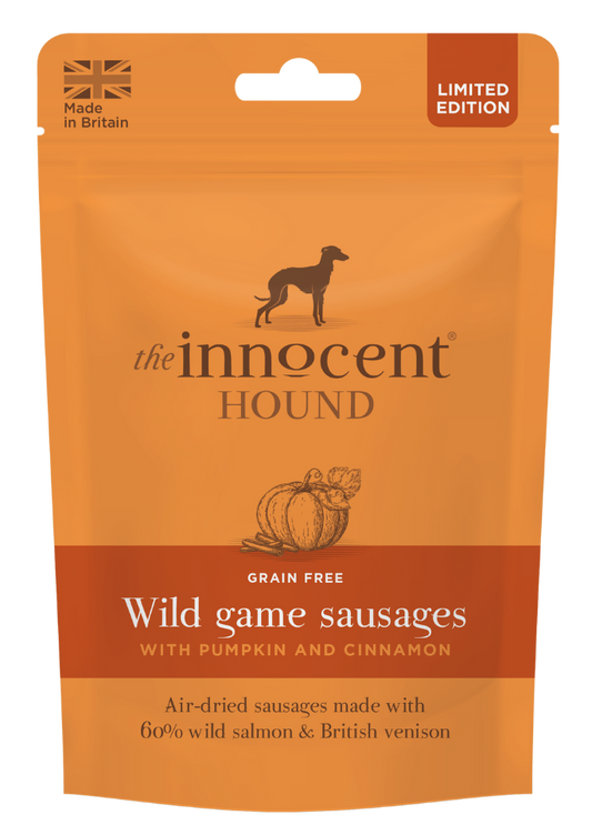 Wild Game Sausages - Salmon & Venison with Pumpkin & Cinnamon 70g