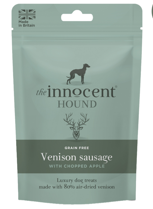 Venison Sausages with Chopped Apple 70g